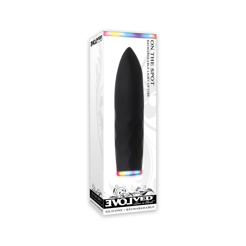On The Spot Silicone USB Rechargeable Light Up Bullet Vibe (3980726599779)