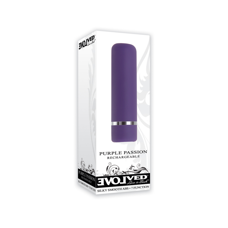 Purple Passion USB Rechargeable Bullet Waterproof Purple (3980750880867)
