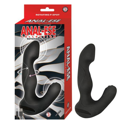 Anal Ese Collection Rotating P Spot Vibe-Black (3932653158499)