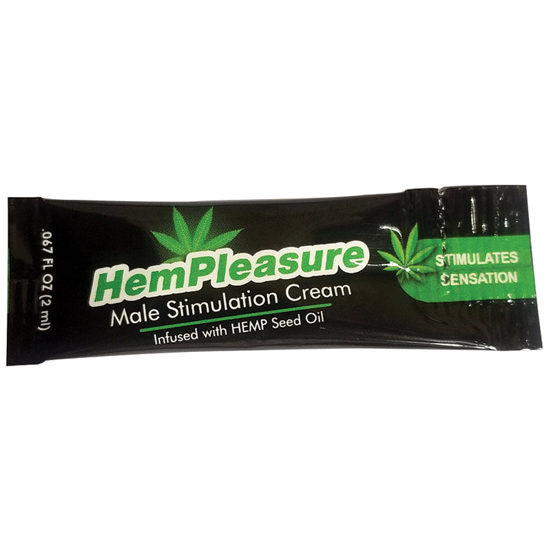 HemPleasure For Men Stimulation Cream Foil Disdplay (6798372700357)