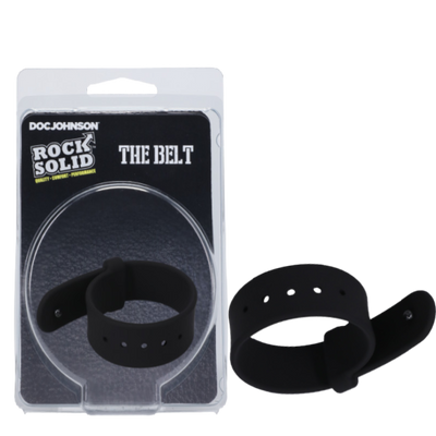 ROCK SOLID - The Belt (Adjustable) - Silicone C-Ring - Black (7817007071449)