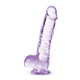 Naturally Yours - 6" Crystalline Dildo - Amethyst (7815875854553)