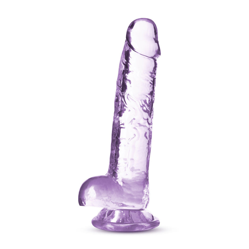 Naturally Yours - 7" Crystalline Dildo - Amethyst (7815114719449)