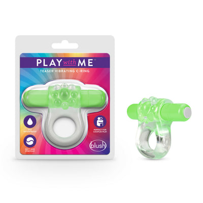 Play with Me - Teaser Vibrating C-Ring - Green (6908694462661)