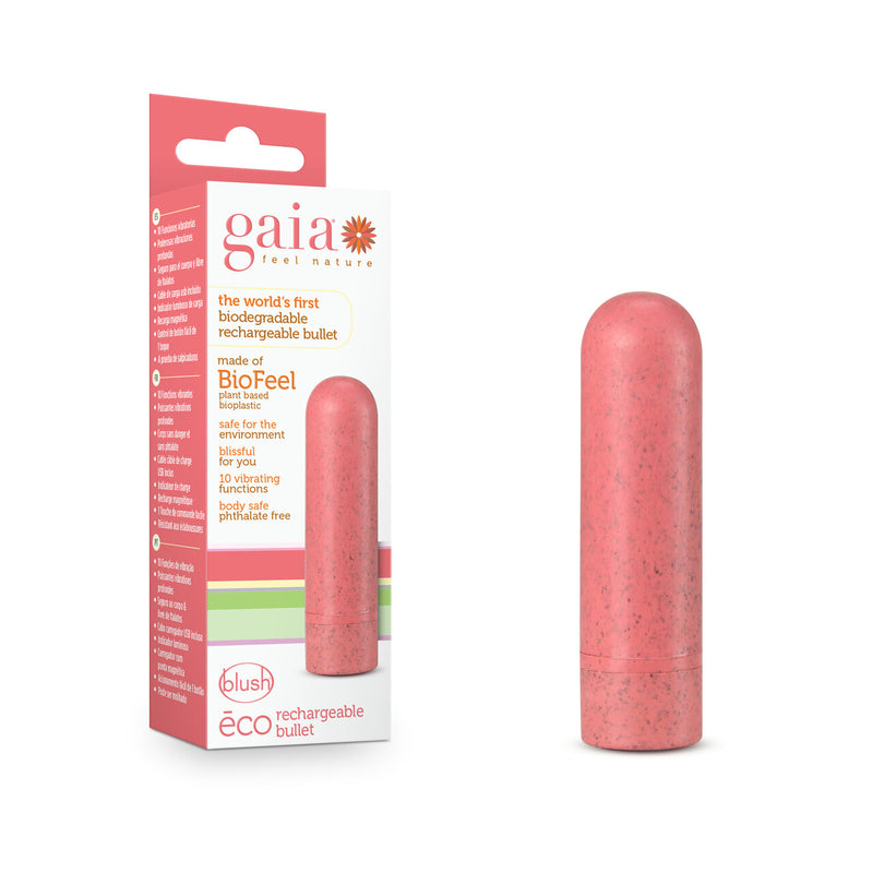Gaia - Eco Rechargeable Bullet - Coral (6742968729797)
