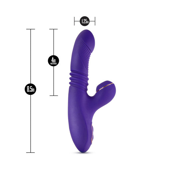Lush - Iris - Air Pulse Clitoral Stimulator & G-Spot Thruster - Purple (4552787492963)