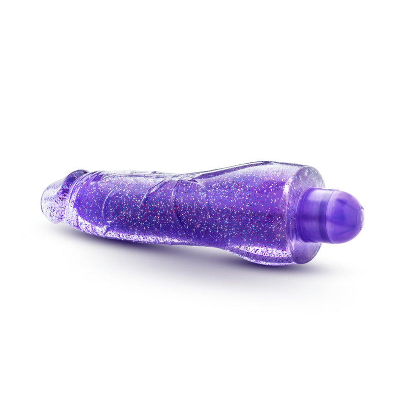 Glow Dicks - Molly Glitter Vibrator - Purple (6697155756229)