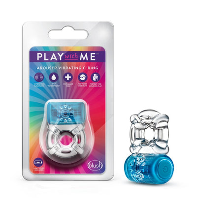 Play With Me - One Night Stand Vibrating C-Ring - Blue (7814897533145)