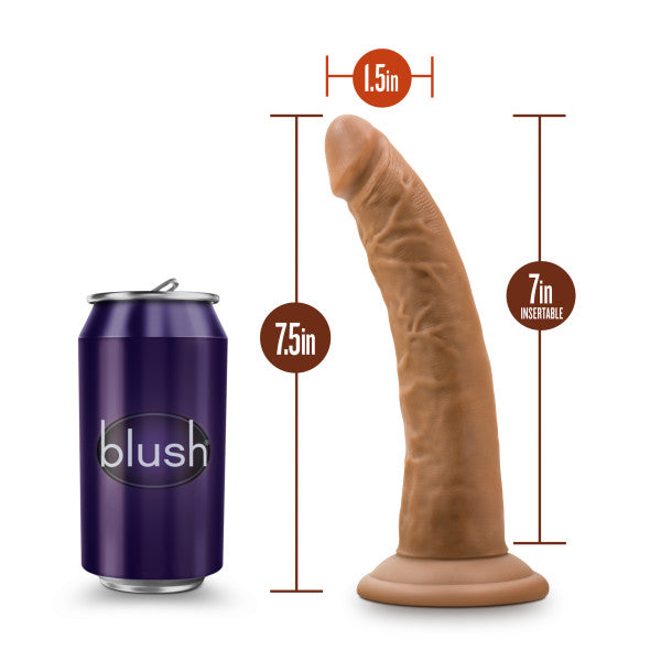 Dr. Skin - 7 Inch Cock With Suction Cup - Mocha (4577262960739)