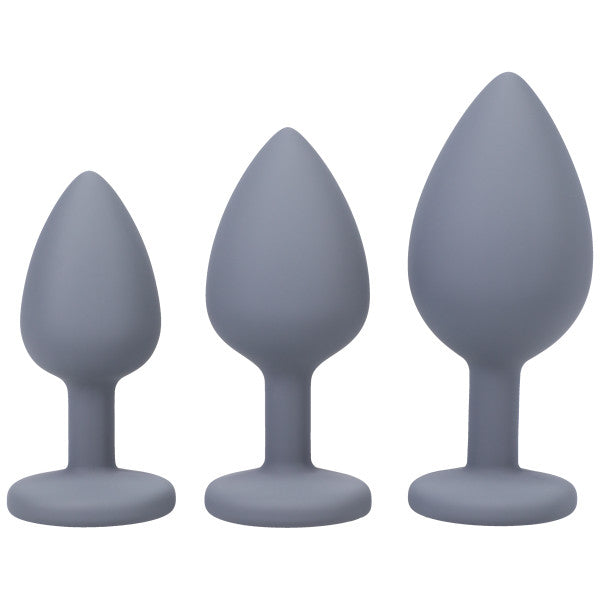 A-Play - Silicone Trainer Set - 3 Piece Set - Grey Features (7740567945433)