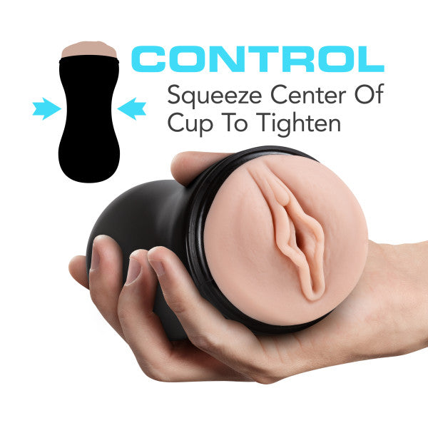 M for Men - Soft and Wet - Pussy with Pleasure Orbs - Self Lubricating Stroker Cup - Vanilla (4651057938531)