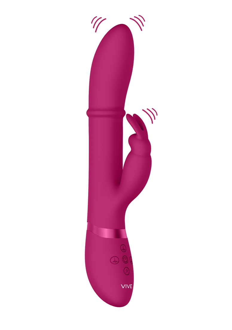 Halo - Ring Rabbit Vibrator - Pink (7900444721369)