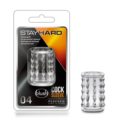Stay Hard - Cock Sleeve 04 - Clear (6106878542021)