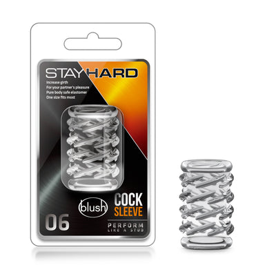 Stay Hard - Cock Sleeve 06 - Clear (6106879590597)