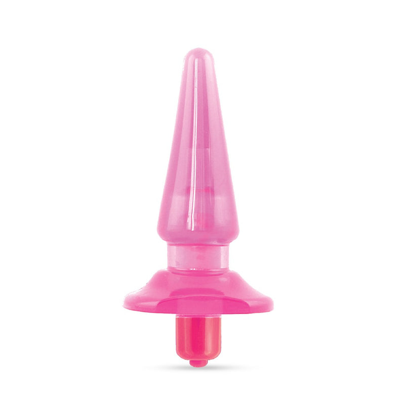 B Yours Basic Vibra Plug Waterproof Pink 4.25 Inch (744670691427)