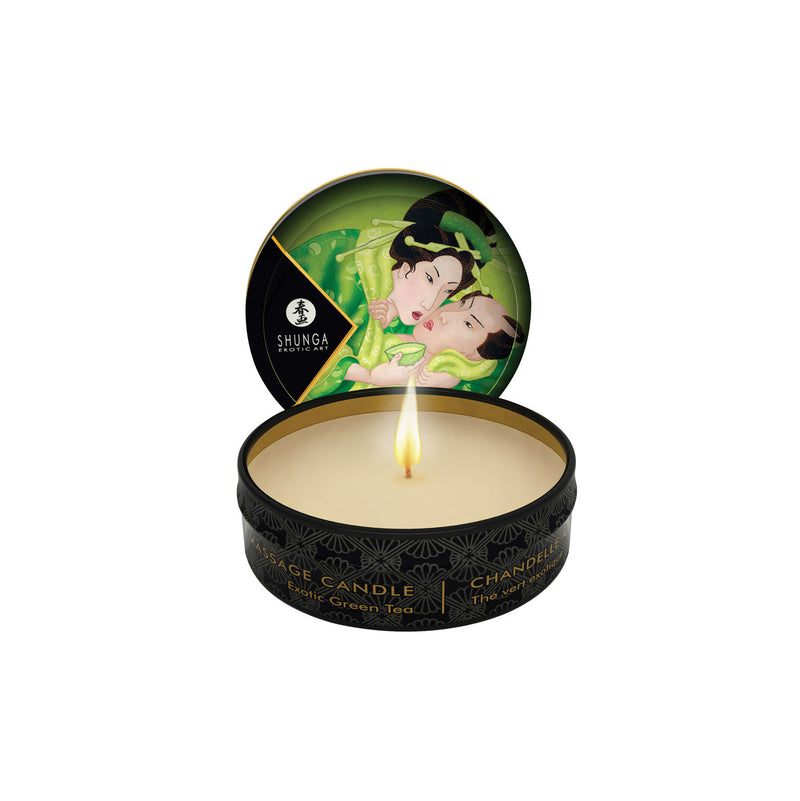 Shunga Mini Massage Candle-Exotic Green Tea (6226221367493)