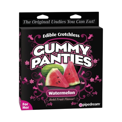 Edible Crotchless Gummy Panties Watermelon (4485356519523)