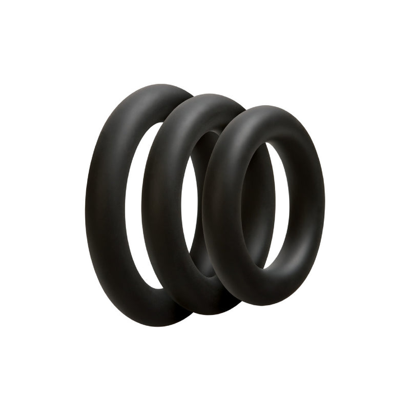 OptiMALE - 3 C-Ring Set - Thick - Black (4686900985955)