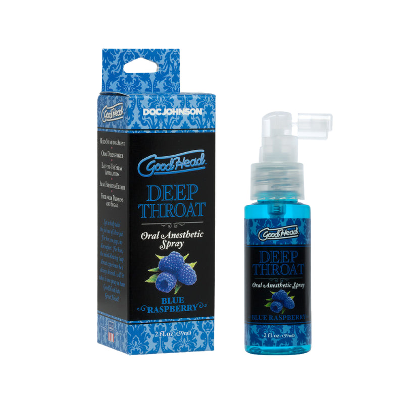 GoodHead - Deep Throat Spray - Blue Raspberry (4686780170339)