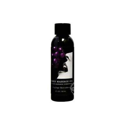 Earthly Body Edible Massage Oil 2.0 fl.oz/ 60mL in Grape (1493123825763)
