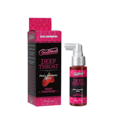 GoodHead - Deep Throat Spray - Sweet Strawberry (4686743863395)