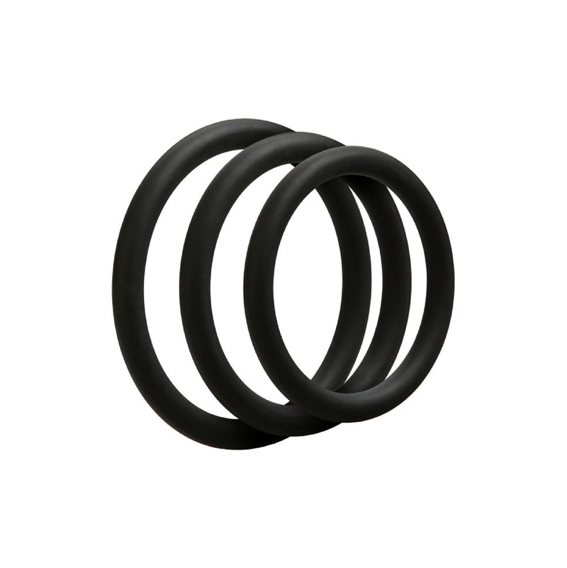 OptiMALE - 3 C-Ring Set - Thin - Black (4686885978211)