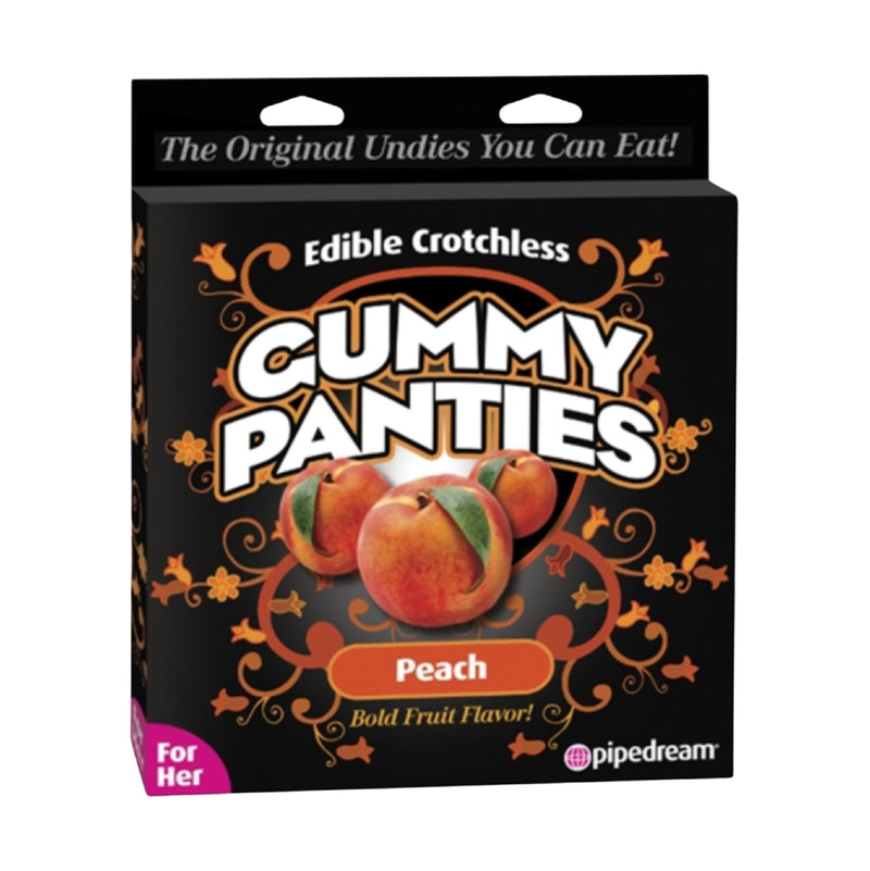 Edible Crotchless Gummy Panties Peach (4485356650595)